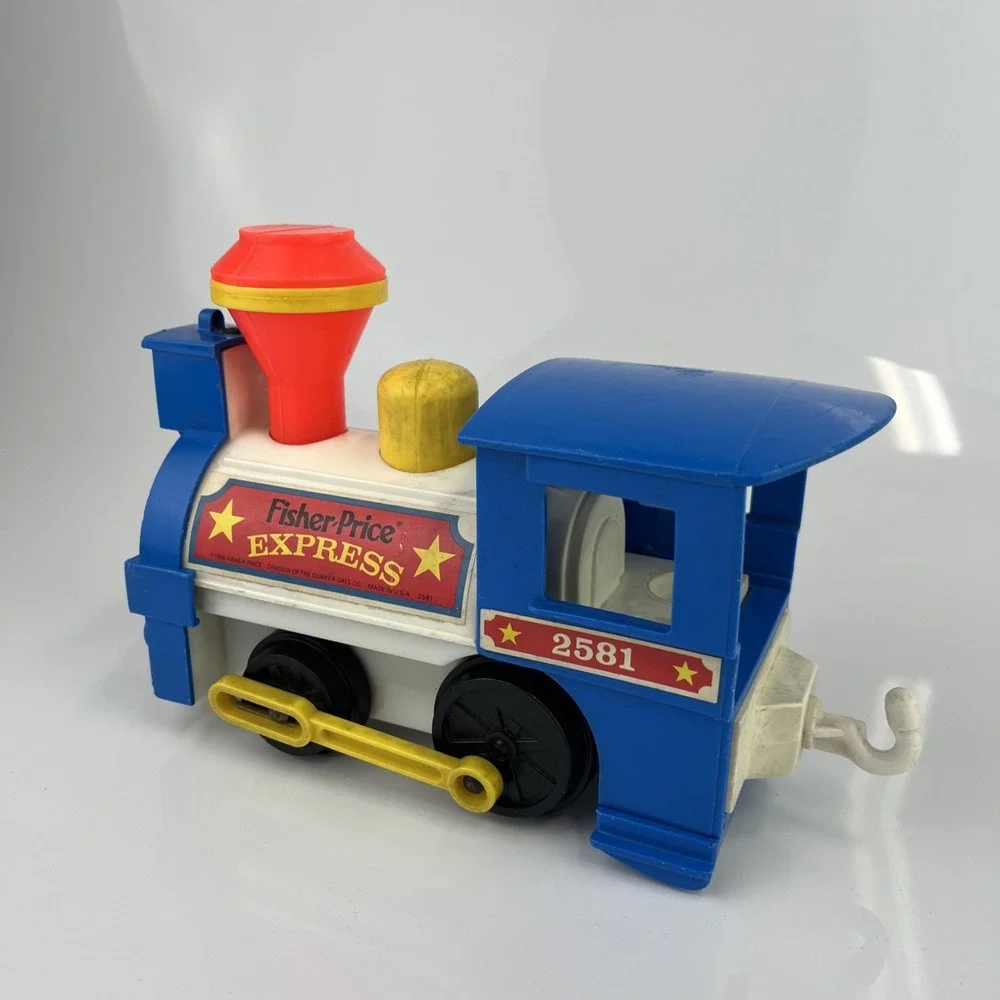 Fisher Price Little People Vintage 1986‎  Express Train Engine 2581